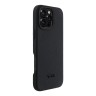 TUMI для iPhone 16 Pro Max чехол Genuine Grained Leather Hard Full Black (MagSafe)
