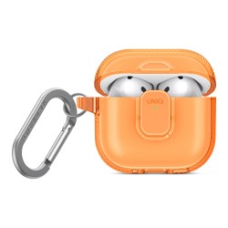 Uniq для Airpods 4 чехол Glase PRO TPU Lock case Golden Citrus