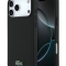 Lacoste для iPhone 17 Pro Max чехол PVC Metal Lacquer logo Hard Black (MagSafe)