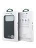 Lacoste для iPhone 17 Pro Max чехол PVC Metal Lacquer logo Hard Black (MagSafe)