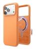 Elago для iPhone 17 Pro чехол Magnetic Silicone Orange (MagSafe)