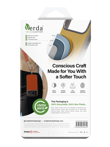 Uniq для iPhone 17 Pro Max чехол Lyden DS Steel Blue/Charcoal (Magsafe)