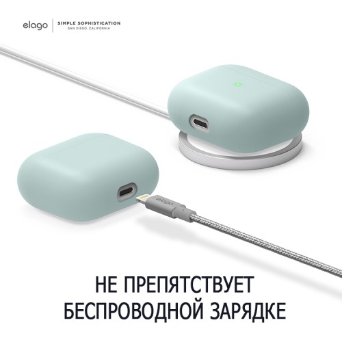 Чехол Elago Liquid silicone для AirPods 3 (2021), Mint