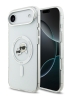 Karl Lagerfeld для iPhone Air чехол IML NFT Karl & Choupette Heads Metal camera Hard White (MagSafe)