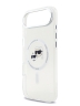 Karl Lagerfeld для iPhone Air чехол IML NFT Karl & Choupette Heads Metal camera Hard White (MagSafe)