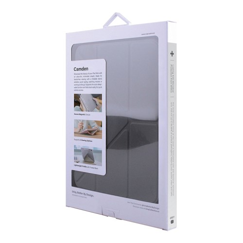 Чехол Uniq Moven для  iPad Mini 6 2021/Mini 7 2024 (A17 Pro), с отсеком для стилуса, серый