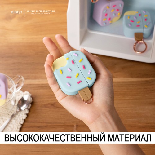 Чехол Elago Unique Ice Cream Hang case для AirPods 3 (2021), Mint
