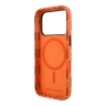 Karl Lagerfeld для iPhone 17 Pro чехол PU Full Wrapped Monogram Metal camera Hard Orange (MagSafe)