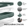 Чехол Elago Soft Silicone для iPhone 14 Pro, Midnight Green