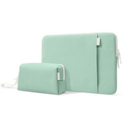 Папка Tomtoc TheHer Jelly Laptop Sleeve Kit 2-in-1 A23 для Macbook Pro/Air 13", зеленая
