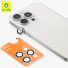 BlueO стекло для iPhone 15 Pro Max Camera lens Armor metal 3 шт. Silver (+installer)