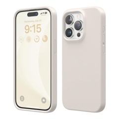 Elago для iPhone 15 Pro Max чехол Soft silicone (Liquid) Stone