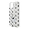 Karl Lagerfeld для iPhone 15 Plus чехол PC/TPU Monogram NFT Choupette Hard Transparent