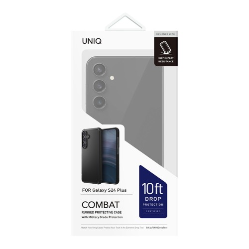 Uniq для Galaxy S24+ чехол Combat Black