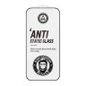 BlueO стекло для iPhone 16/15, Narrow border Anti-Static Black (антистатик) Конверт