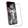BlueO стекло для iPhone 16/15, Narrow border Anti-Static Black (антистатик) Конверт