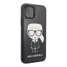 Чехол Karl Lagerfeld Double layer Iconic Karl Hard Glass для iPhone 11 Pro, черный