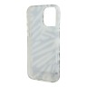 Karl Lagerfeld для iPhone 16 Pro Max чехол PC/TPU Zebra со шнурком, черный