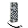 Karl Lagerfeld для iPhone 16 Pro Max чехол PC/TPU Zebra со шнурком, черный