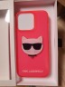(УЦЕНКА) Чехол Karl Lagerfeld TPU FLUO Choupette Hard для iPhone 13 Pro, розовый