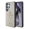 Guess для Galaxy S25 Ultra чехол Fixed Glitters 4G Big metal logo Hard Gold