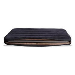 Bustha для Macbook Air/Pro 13"/14" (18/22) чехол Puffer Sleeve Suede/Leather (Navy)