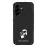 Karl Lagerfeld для Galaxy A56 чехол PU Saffiano NFT Karl & Choupette Metal pin Hard Black