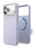 Elago для iPhone 17 Pro чехол Magnetic Silicone Purple (MagSafe)