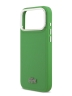 Lacoste для iPhone 17 Pro чехол PVC Lacquer Metal logo with Camera Stand Hard Estragon (MagSafe)