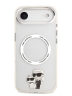 Karl Lagerfeld для iPhone Air чехол IML NFT Karl & Choupette Metal ring & Cam Hard Transp (MagSafe)