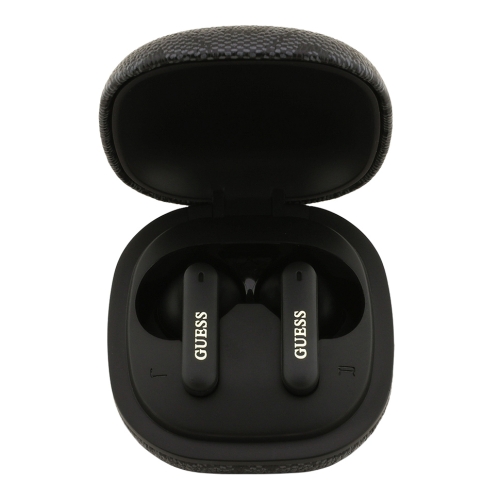 Guess Наушники TWS Bluetooth Square 4G with Classic Metal logo ENC Black