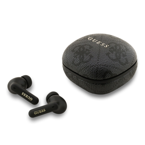 Guess Наушники TWS Bluetooth Square 4G with Classic Metal logo ENC Black