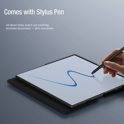 Nillkin для Galaxy Z Fold7 чехол QIN Pro (with Pen) Booktype Black