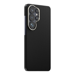 BlueO чехол для Galaxy S26 Ultra, 600D Air Aramid fiber (Kevlar) Black (MagSafe)