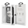 Чехол Karl Lagerfeld PU Leather Iconic Karl Hard для iPhone 11, черный