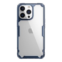 Чехол Nillkin Nature Pro для iPhone 13 Pro Max, синяя рамка