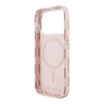 Karl Lagerfeld для iPhone 17 Pro чехол PU Full Wrapped Monogram Metal camera Hard Pink (MagSafe)