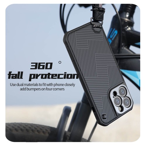 Чехол Nillkin Strap для iPhone 14 Pro Max, синий