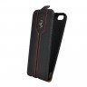 Кожаный чехол Ferrari Montecarlo Flip для iPhone 6 Plus/6s Plus, черный