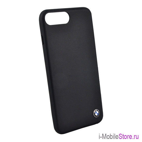 Кожаный чехол BMW Signature Genuine leather Hard для iPhone 7 Plus/8 Plus, черный