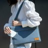 Сумка Tomtoc TheHer Denim Shoulder bag H26 для ноутбуков 13", Denim Blue