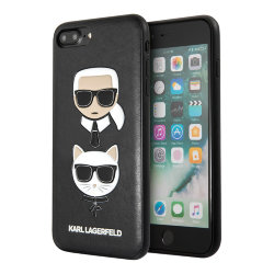 Чехол Karl Lagerfeld Karl and Choupette Hard для iPhone 7 Plus/8 Plus, черный