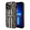 Чехол Guess PU 4G Stripes Hard для iPhone 14 Pro, коричневый (MagSafe)