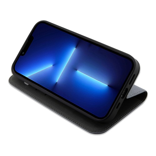 Чехол Lagerfeld PU Saffiano NFT Karl & Choupette Booktype для iPhone 13 Pro, серебристый