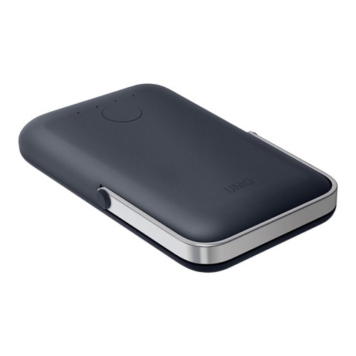 Uniq АКБ HOVEO 5000W Magnetic wireless 15W USB-C PD 20W with stand Storm Blue