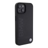 BMW для iPhone 15 чехол Signature Leather Logo imprint Hard Black