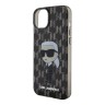 Karl Lagerfeld для iPhone 15 Plus чехол PC/TPU Monogram NFT Karl Ikonik Hard Black