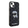 Karl Lagerfeld для iPhone 15 Plus чехол PC/TPU Monogram NFT Karl Ikonik Hard Black