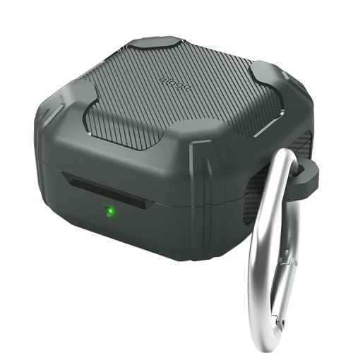 (Уценка) Чехол Elago Armor для Galaxy Buds 2/Live/Pro, тёмно-зеленый