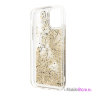 Чехол Karl Lagerfeld Liquid Glitter Floatting Charms для iPhone 11 Pro, золотой